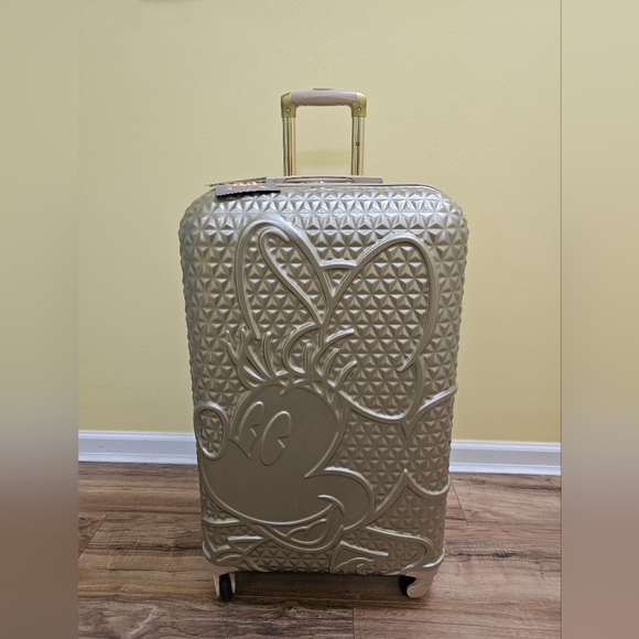 Disney Handbags - New fūl DISNEY MINNIE MOUSE ROLLING LUGGAGE LARGE